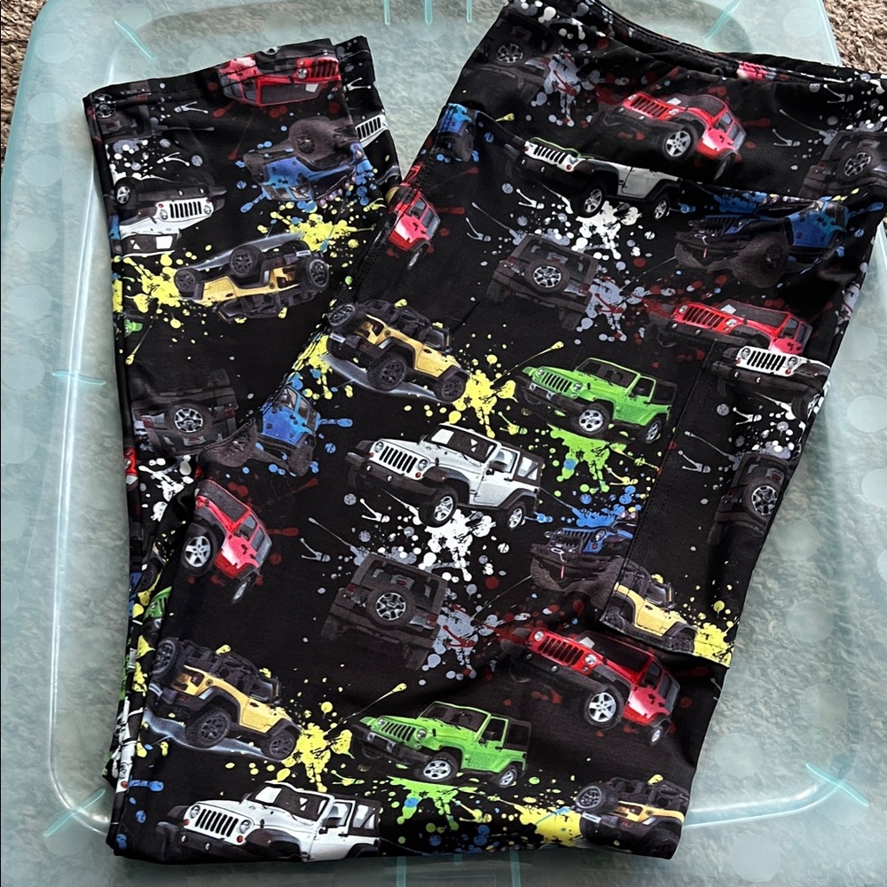Colorful Jeep Print Pants